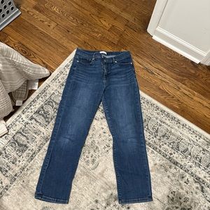 Loft straight crop Jean